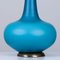 Table Lamp from Holmegaard with New Silk Custom Made Lampshade by René Houben, 1960s 5