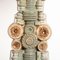 Große Tischlampe aus Keramik von Bernard Rooke mit Schirm aus Maßgefertigter Seide von René Houben 10