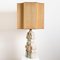 Large Ceramic Table Lamp by Bernard Rooke with Custom Made Silk Lampshade by René Houben 12