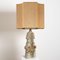 Large Ceramic Table Lamp by Bernard Rooke with Custom Made Silk Lampshade by René Houben 8