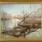 Lamberti, A View with Boats, Olio su tela, Immagine 3