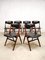 Chaises de Salon Mid-Century par Louis Teeffelen pour Webe, Set de 6 2