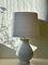 Carrara Keramik Tischlampe von Wilhelm Kage, 1940er 1
