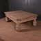 English Bleached and Carved Oak Coffee Table, 1890s 2