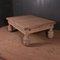 English Bleached and Carved Oak Coffee Table, 1890s, Image 2