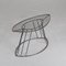 Wire Metal Stool from Wijnberg, USA, 1950s 6