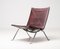 Sillón PK22 de cuero rojo de Poul Kjærholm para E Kold Christensen, Imagen 2