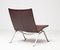 Sillón PK22 de cuero rojo de Poul Kjærholm para E Kold Christensen, Imagen 5