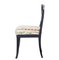 Scandinavian Carved and Hand Painted Dining Chairs, Set of 6 3