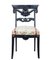 Scandinavian Carved and Hand Painted Dining Chairs, Set of 6 2