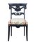 Scandinavian Carved and Hand Painted Dining Chairs, Set of 6, Image 2