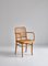 Thonet Prague Chair by Josef Hoffmann in Bentwood and Cane, 1920s 3