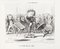Honoré Daumier - La Véritable dans des Tables - Lithografie - 1853 1