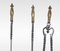 Polished Steel and Brass Triple Companion Fire Tool Set, Set of 3, Image 2