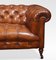 Leather Buttoned Chesterfield Sofa, Image 8