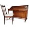 Italian Mid-Century Desk and Chair, 1950s, Set of 2, Image 1