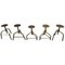 Tabourets Industriels Vintage, Set de 5 1