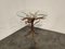 Vintage Metal Palm Side Table, Italy, 1960s, Image 3