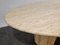 Vintage Oval Travertine Dining Table, 1970s, Image 10