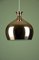 Copper Onion Pendant Lamp by Helge Zimdal for Falkenbergs Belysning, 1960s 1