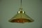 Vintage Brass Pendant Lamp by Fritz Schlegel for Lyfa, 1970s 3