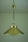 Vintage Brass Pendant Lamp by Fritz Schlegel for Lyfa, 1970s 1