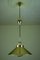 Lampada a sospensione vintage in ottone di Fritz Schlegel per Lyfa, anni '70, Immagine 5