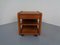 Danish Movable Solid Teak Side Table with Drawer from Toften, 1960s 8