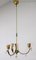 Austrian Ceiling Lamp from Rupert Nikoll, 1950s, Image 3