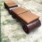Mid-Century Oriental Benches with Rounded Ends, 20th Century, Set of 2, Image 4