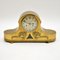 Antique Brass Napoleon Hat Mantel Clock from Junghans 1