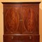 Antique Sheraton Mahogany Linen Press, 18th Century, Image 2