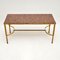 Table Basse en Laiton et Marbre, Italie, 1960s 2