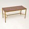 Italian Brass and Marble Coffee Table, 1960s 1