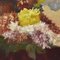 Pintura floral, óleo sobre lienzo, siglo XIX, Imagen 3