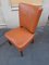 Wood and Brown Leather Dining Chair by Osvaldo Borsani for Atelier Borsani Varedo, 1930s 5