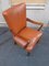 Wood and Brown Leather Lounge Chair by Osvaldo Borsani for Atelier Borsani Varedo, 1930s 6