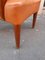 Wood and Brown Leather Lounge Chair by Osvaldo Borsani for Atelier Borsani Varedo, 1930s 9