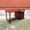 Mid-Century Modern Italian Wooden Desk with Drawers, 1950s 1