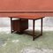 Mid-Century Modern Italian Wooden Desk with Drawers, 1950s 4