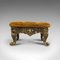 Antique Italian Gilt Footstool, 1900s 6