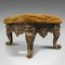 Antique Italian Gilt Footstool, 1900s 9