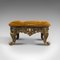 Antique Italian Gilt Footstool, 1900s 2