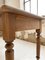 Antique Oak Farmhouse Dining Table with Turned Legs, Image 52