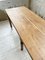 Antique Oak Farmhouse Dining Table with Turned Legs 24