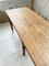 Antique Oak Farmhouse Dining Table with Turned Legs, Image 24