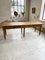 Antique Oak Farmhouse Dining Table with Turned Legs, Image 1