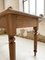 Antique Oak Farmhouse Dining Table with Turned Legs, Image 43