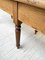 Antique Oak Farmhouse Dining Table with Turned Legs, Image 33