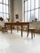 Antique Oak Farmhouse Dining Table with Turned Legs, Image 6